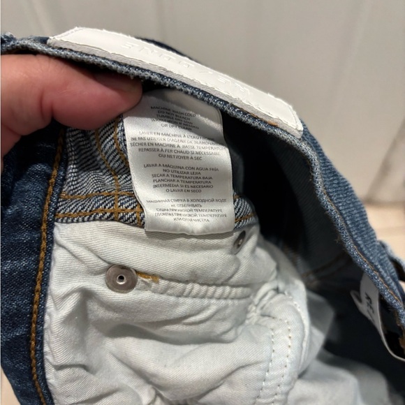 Re/Done 80s Slim Straight Jeans in Dark Worn 4 Size 29 - like new! - Picture 5 of 6